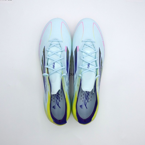 NEW Men's adidas F50 Elite FG Soccer Cleats Men's IG6718 Almost Blue - Picture 4 of 16